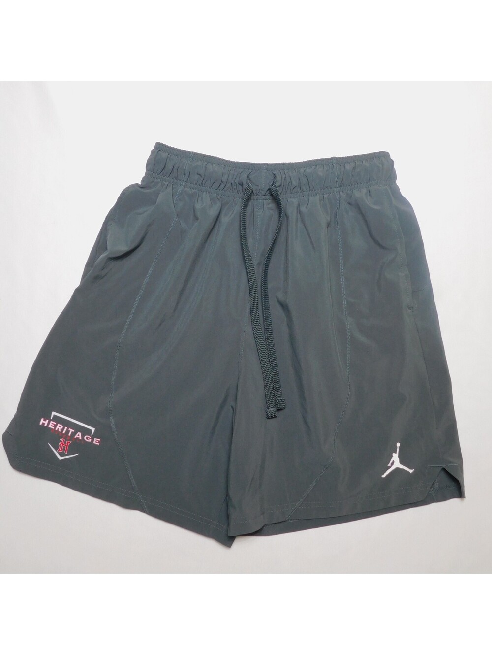 Jordan Mens Large Shorts Heritage Baseball Mountaineers Maryville TN Grey L
